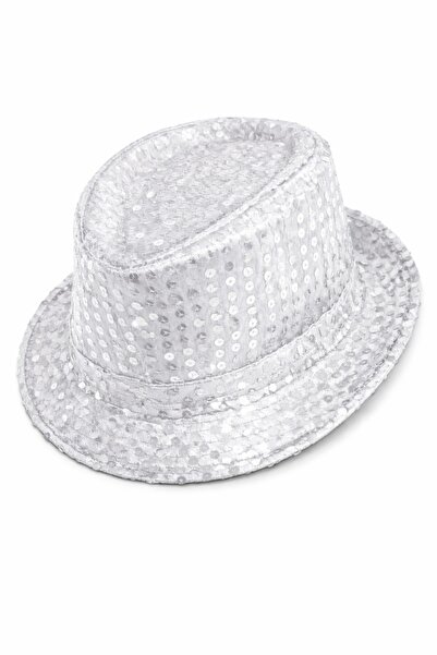 Nacar Pul Detaylı Şık Fötr Şapka 23 Nisan 29 Ekim Gösteri Şapkası