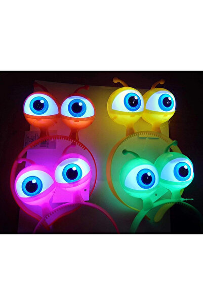 Epilons تاج عين كائن فضائي مع أضواء LED تضيء في 3 وظائف مختلفة ملونة