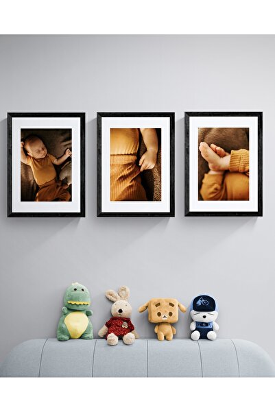 Store Üçlü 20x30 Kolaj Ahşap Fotoğraf Çerçevesi Ev Dekorasyonu Duvar Tablosu ...