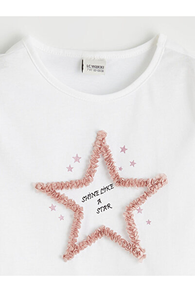LC Waikiki Girl's Star Printed T-Shirt
