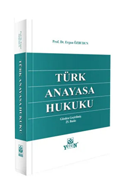Yetkin Yayınları Türk Anayasa Hukuku- Ergun Özbudun 2025 + Kraft Defter