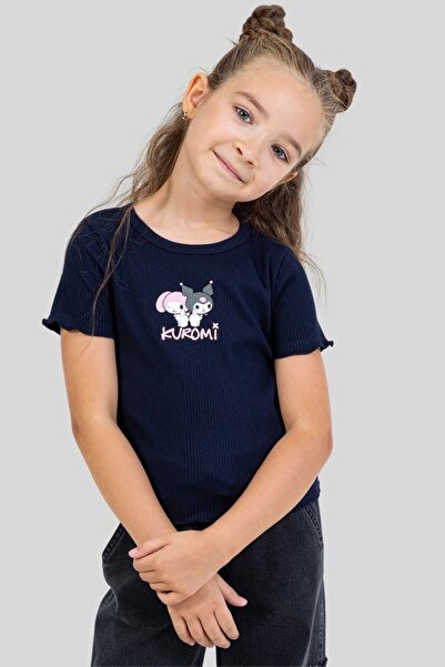 ww waka waka kids store Girl's Pink Corded Fabric (Rib Knit) Short Sleeve Kur...