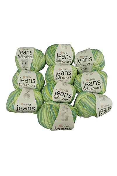 Yarnart Σετ Χρωμάτων Αρχικής Πλέξης Αμιγκουρούμι 10 τεμαχίων Μαλακό Χρώμα Τζι...