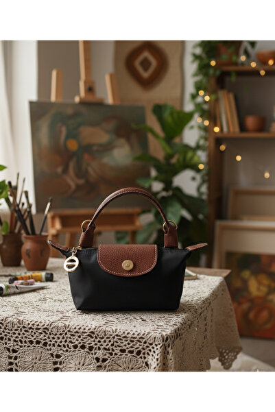 marinora Küçük Boy Kadın El ve Omuz Çantası siyah, taba iyi kalite