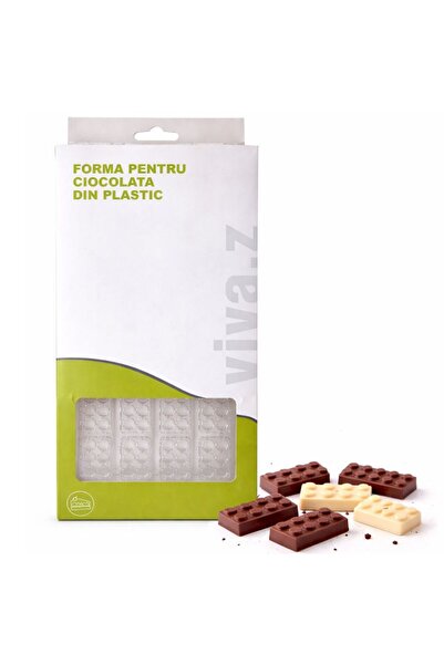 Top Ingrediente Mini Chocolate Bar Mold - 20 Cavities - Plastic Mold