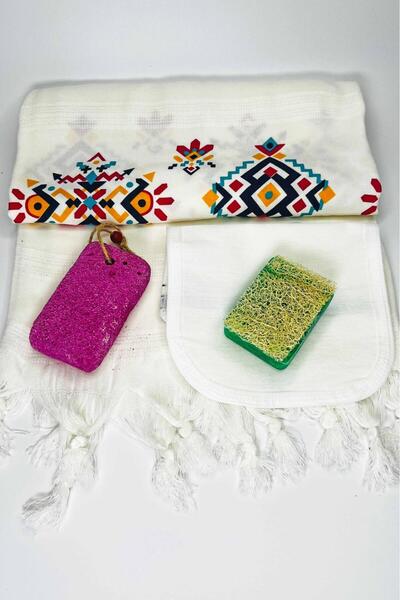 Verona Home and Bath Lüks Hamam Seti 4 parça