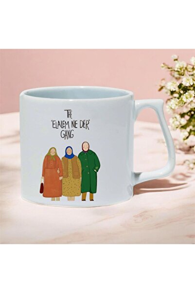 kubdekor The Elalem Ne Der Gang Written Printed Luxury Mug Cup