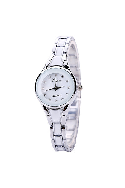 GENERAL A women's watch with a stainless steel strap, featuring an elegant an...