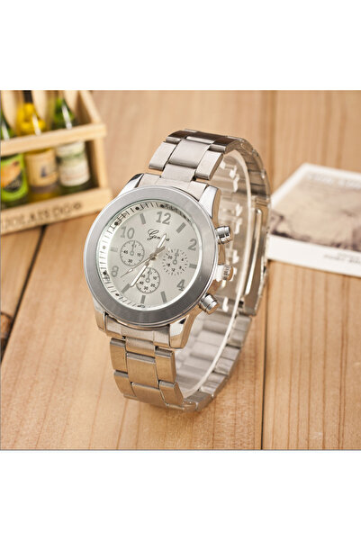 GENERAL A women's watch with a stainless steel strap, featuring a stylish and...