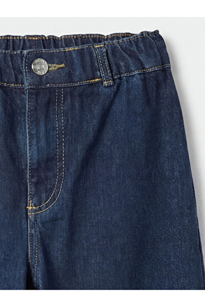 LC Waikiki Wideleg Girl's Jeans Trousers with Elastic Waist