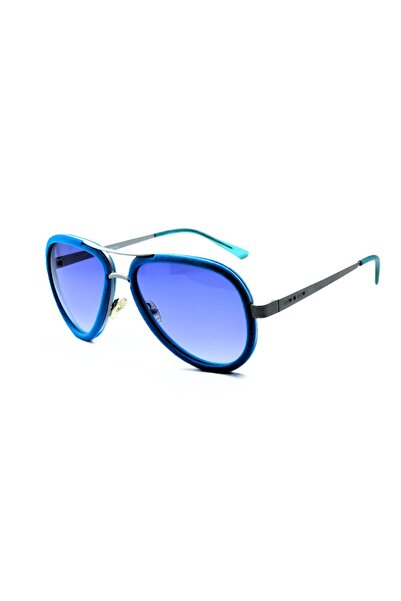 Italia Independent 000BV 13 027 VELVET LİLYA KADIFE GUMUS PILOT MAVI UNISEX G...