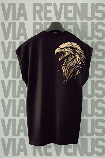 Vordevia Kartal Sırt με τύπωμα Zero Sleeve 100% Βαμβάκι Αθλητικό Μπλουζάκι
