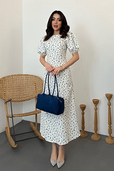 Caddebostan Moda Women's Digital Print Pack Atlas Fabric Short Watermelon Sle...