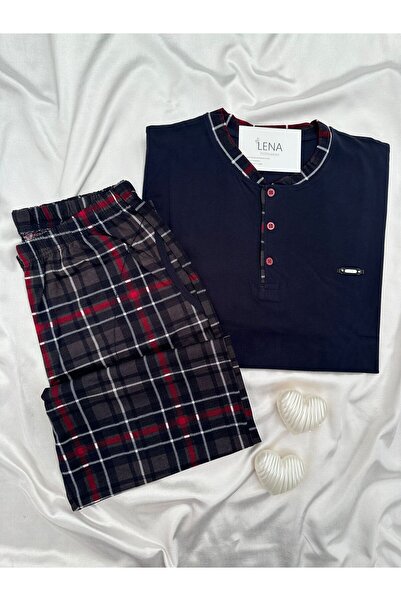 Lena Homewears Men's Short Sleeve Pajama Set