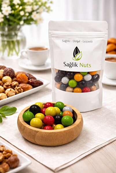 Sağlık Nuts Kakaolu Çikolata Kaplı Leblebi 500 gr – Çay Yanı Tatlı Atıştırmalık