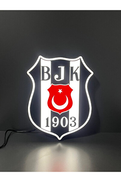 Printlux Siyah Beyaz takım Işıklı logo 3D