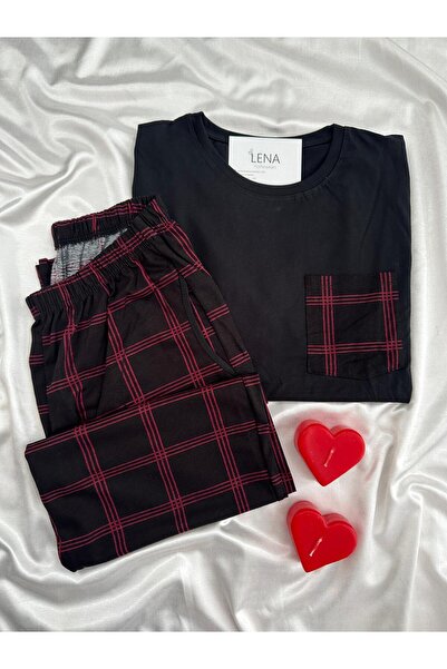 Lena Homewears Men's Short Sleeve Pajama Set