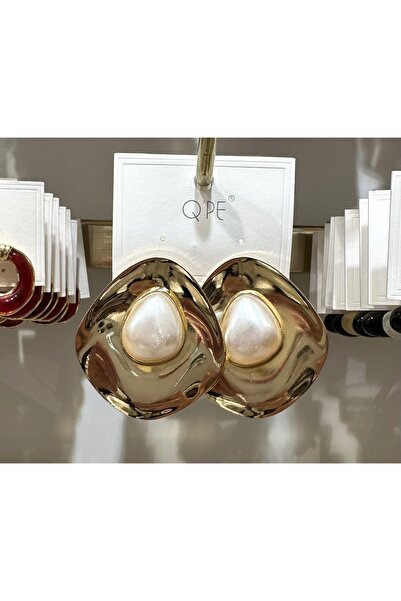 GLOW ACCESSORIES BAE Qpe Vip Gold Plate Middle Colorful Pearl Stone Premium E...