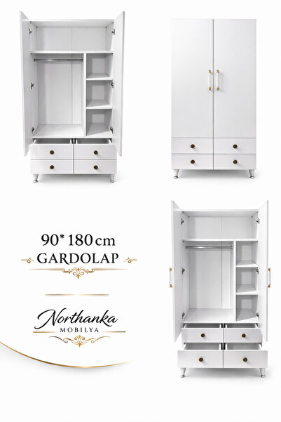 northanka Tek kişilik gardolap