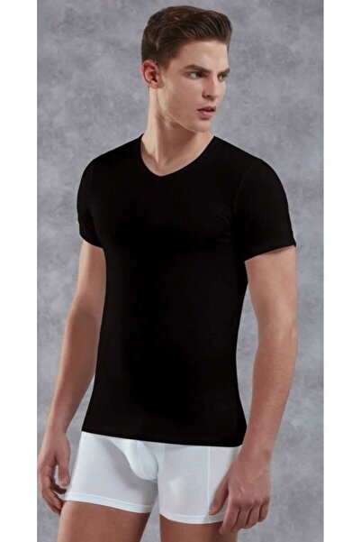 Doreanse Men's Modal / Cotton V-Neck Short Sleeve Tshirt