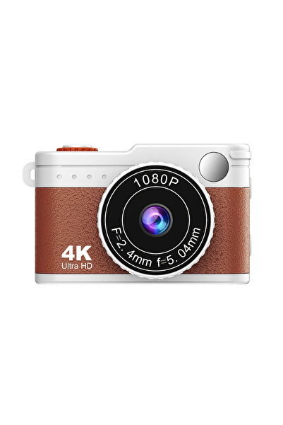 Mobilzone Mini 4K Dijital Kamera 1080P Video Çekim Fotoğraf Makinesi IPS Ekra...