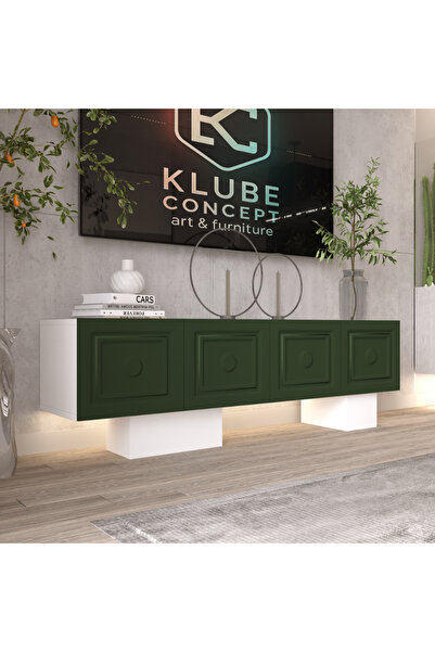 klubeconcept MARVENA Neoklasik Konsol Membran Kapaklı %100 MDF Modern Klasik ...
