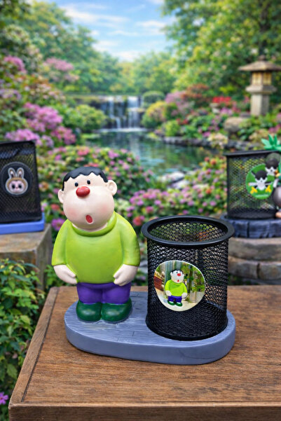 Mihristore Doraemon Gian Θήκη Στυλό Φιγούρα Επιτραπέζια Θήκη Στυλό