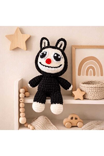 ABAZLAR "زيب زيب الأرنب الأسود - أميجورومي مصنوع يدويًا"