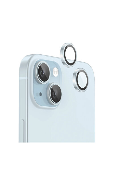 CASETREND واقي كاميرا متوافق مع iPhone (15) وواقي عدسة ملون من الزجاج المقسى