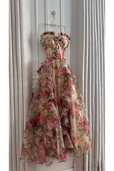 TOP BERLANTY فستان "روز فينتج" الأورجانزا – سحر الأنوثة الكلاسيكية