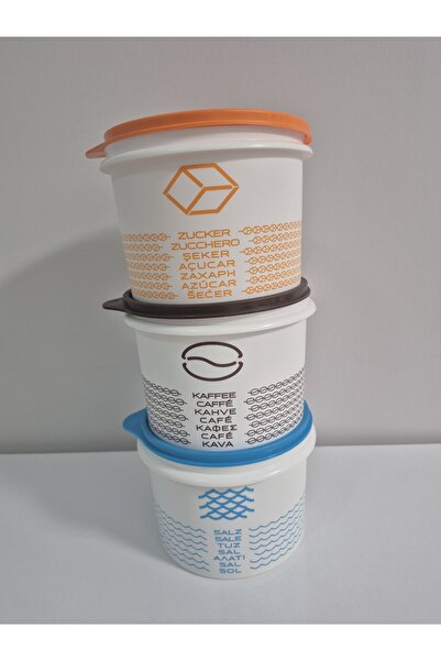 Tupperware Coffee, Sugar, and Salt Storage Container 1.1×3