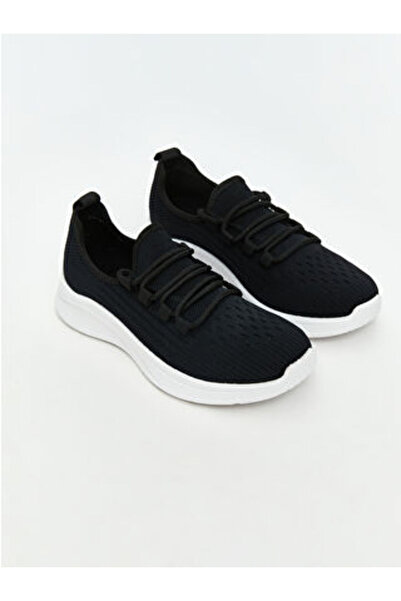 LC Waikiki Modanova Sezon Black Mesh Detailed Women's Sports Shoes