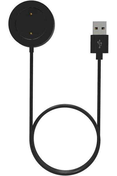 corcishop Mi Watch S1 İçin USB Manyetik Şarj Kablosu Siyah