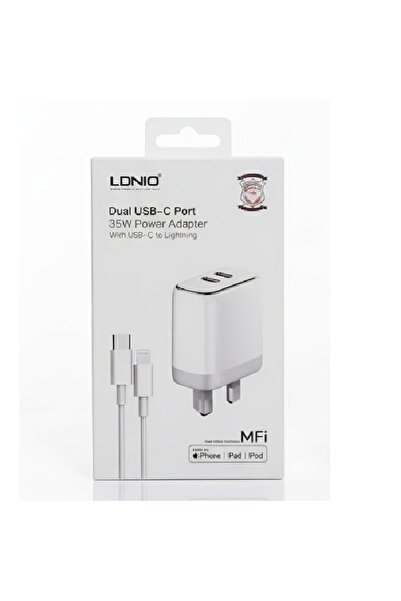 LDNIO Apple-Certified Charger Head With Cable – A2528M