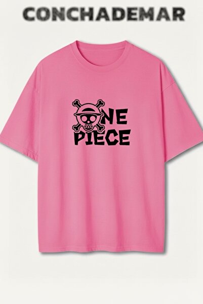 Vordevia One Piece Printed Premium Oversized Cotton Lu T-Shirt