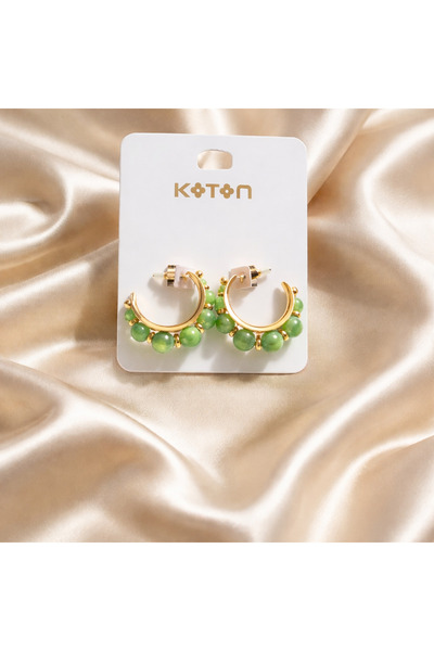 Koton Boncuk Detaylı Küpe