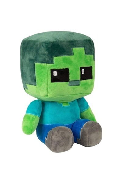 OEM Jucărie de pluș , Minecraft, Zombie, 25 cm, Multicolor