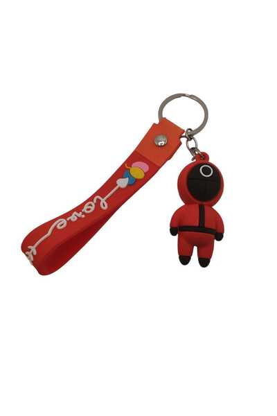lindamina Cute Figure Silicone Keychain
