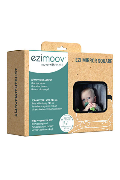 Ezimoov Square Rearview Mirror, -Friendly