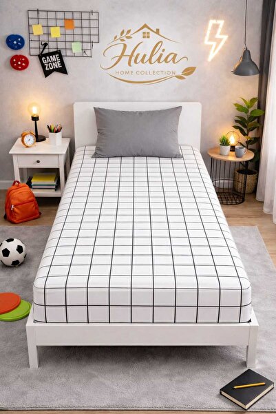 Altıntaş soft Fitted Sheet Set Single Fitted Cotton Piece Soft-Textured Natur...