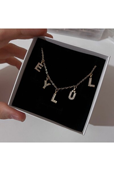 Elvia Atelier KİŞİYE ÖZEL İSİMLİ ÇELİK KOLYE (3-4-5-6 HARFLİ)