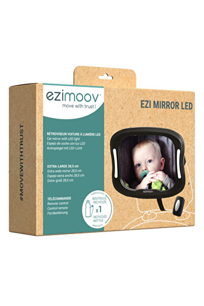 Ezimoov Καθρέφτης οπισθοπορείας με φωτισμό LED, φιλικός προς το περιβάλλον