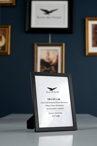 Raven Art Studio Ermitaj 18X24 cm Black Picture Photo Document Poster Documen...