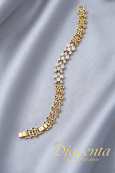 DİAVENTA TAKI VE AKSESUAR Xuping Vip Design Honeycomb Model Stone Bracelet Xu...