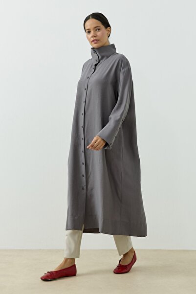 QANU Elara Gömlek Gri