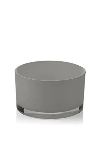 İV BLUE PURPLE Pars Candle Holder 6 Pieces Gray Inner Painted Oval Glass Cups...