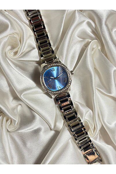 Mihristore Steel Silver Steel Women's Wristwatch Gift Watch