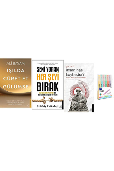 Destek Yayınları Işılda Cüret Et Gülümse + Seni Yoran Her Şeyi Bırak + İnsan ...