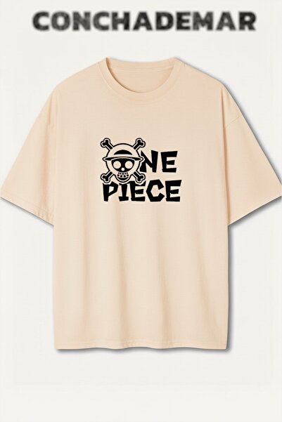 Vordevia One Piece Printed Premium Oversized Cotton Lu T-Shirt
