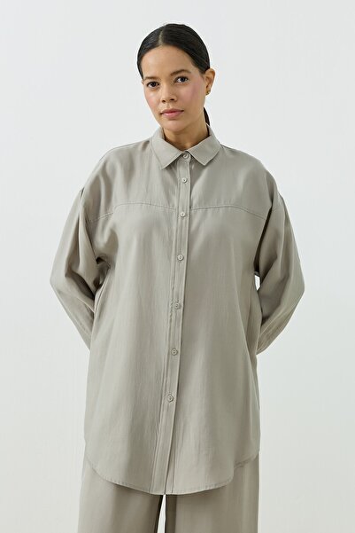 QANU Violet Takım Bej